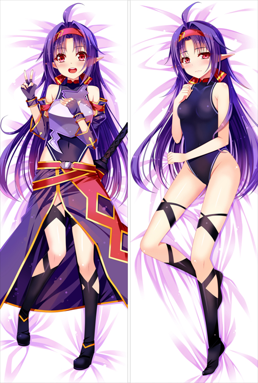 Sword Art Online Yuuki Konno Anime Dakimakura Waifu Pillow Case