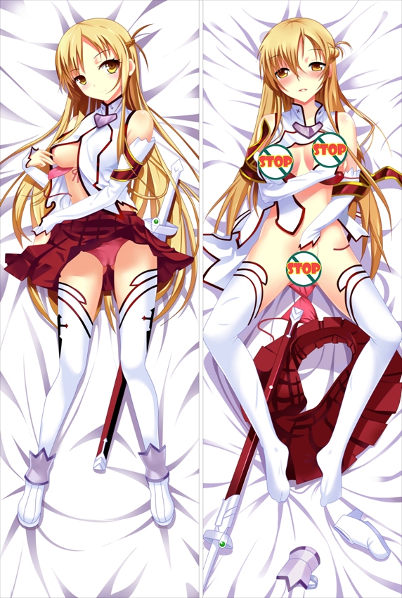 Sword Art Online Asuna Yuuki Anime Dakimakura Waifu Pillow Case