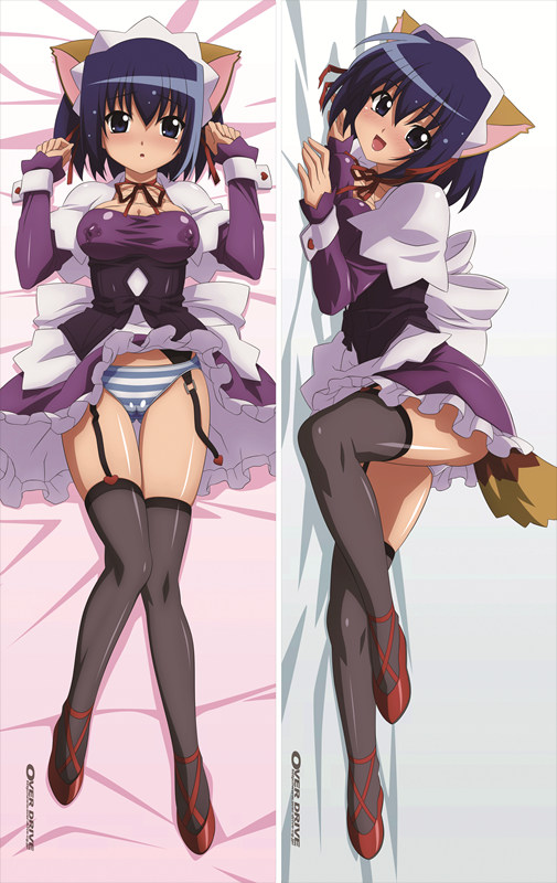 Over Drive Anime Dakimakura Waifu Pillow Case