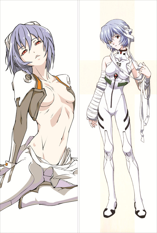 Neon Genesis Evangelion Rei Ayanami Anime Dakimakura Waifu Pillow Case