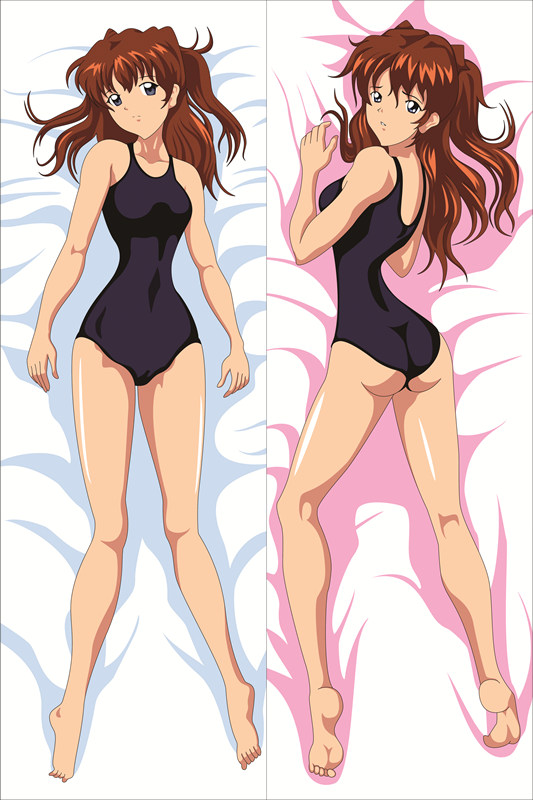 Neon Genesis Evangelion Asuka Langley Soryu Anime Dakimakura Waifu Pillow Case