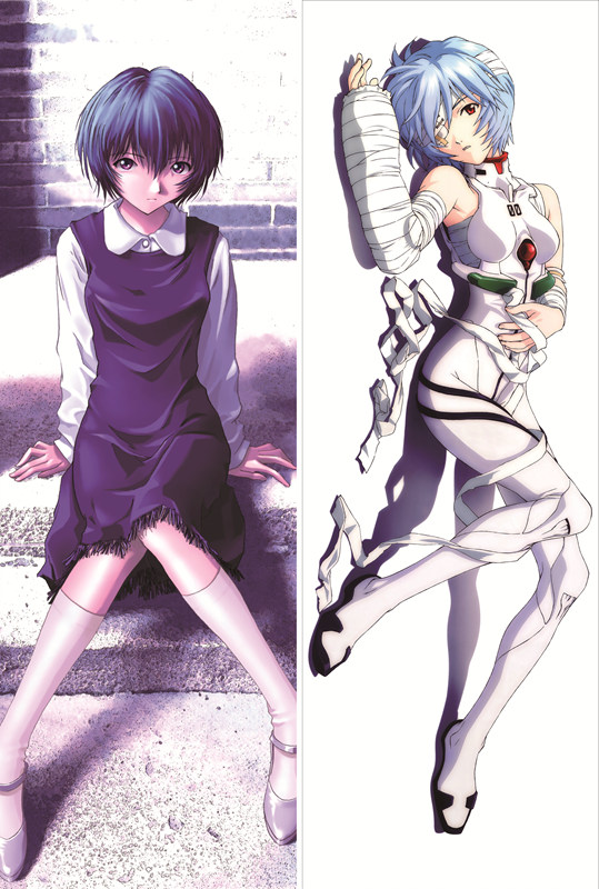Neon Genesis Evangelion Rei Ayanami Anime Dakimakura Waifu Pillow Case