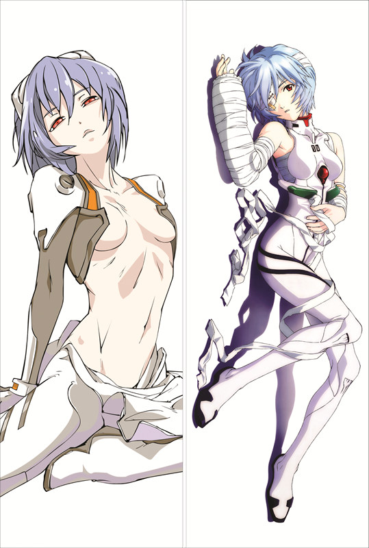 Neon Genesis Evangelion Rei Ayanami Anime Dakimakura Waifu Pillow Case