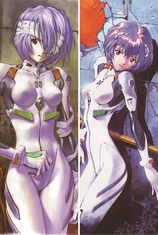 Neon Genesis Evangelion Rei Ayanami Anime Dakimakura Waifu Pillow Case