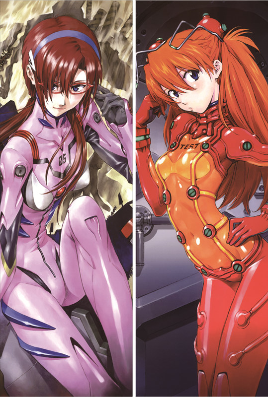 EVA Neon Genesis Evangelion Asuka Langley Soryu Anime Dakimakura Waifu Pillow Case