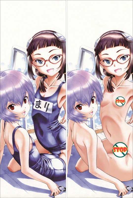 Neon Genesis Evangelion Mari Illustrious Makinami Anime Dakimakura Waifu Pillow Case