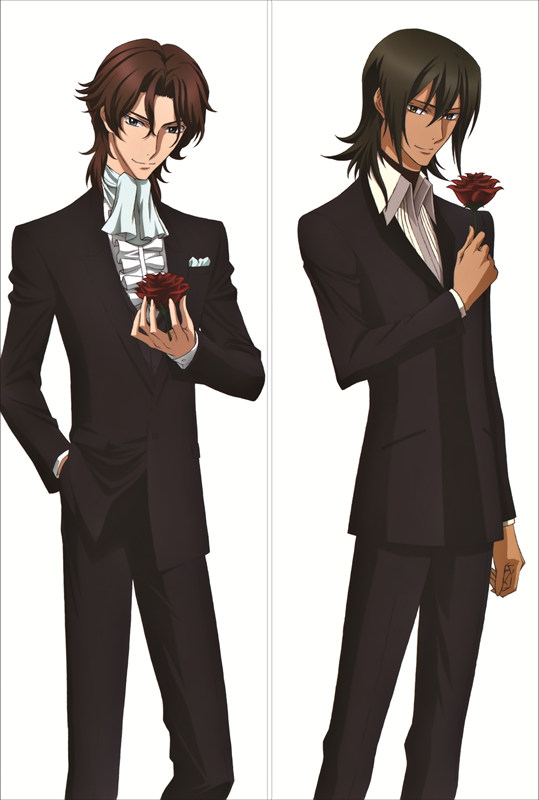 Gundam Athrun Zala + Lockon Stratos Anime Dakimakura Body Pillow Cover