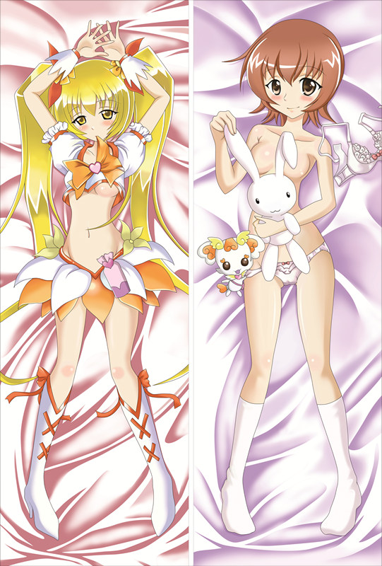 Pretty Cure Urara Kasugano Anime Dakimakura Body Pillow Cover