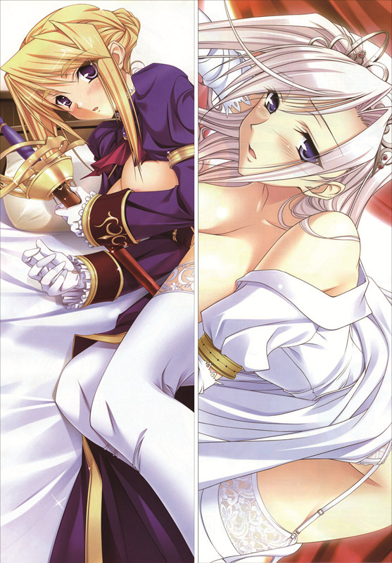 Princess Lover! Sylvia Van Hossen + Charlotte Hazelrink Anime Dakimakura Body Pillow Cover