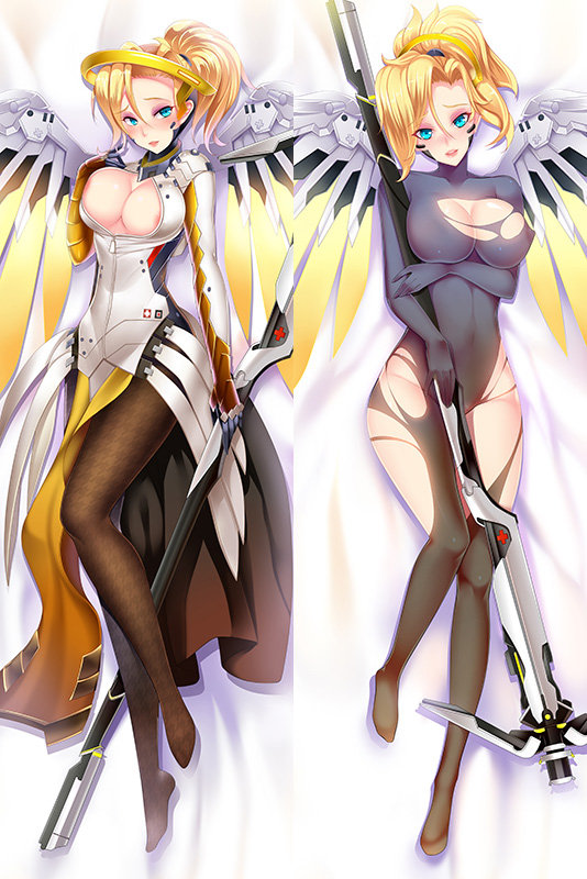 Overwatch Mercy Anime Dakimakura Japanese Pillow Cover610018