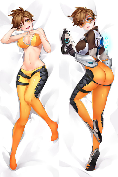 Overwatch Tracer Anime Dakimakura Japanese Pillow Cover
