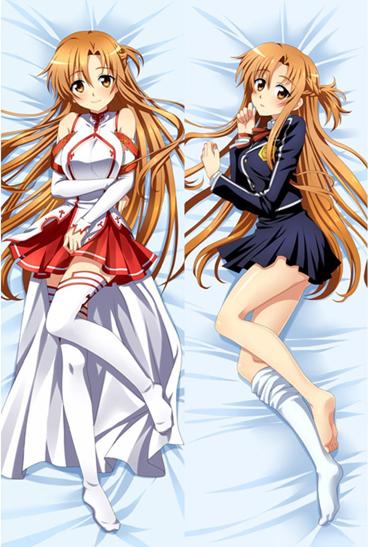 Sword Art Online Asuna Anime Dakimakura Japanese Pillow Cover