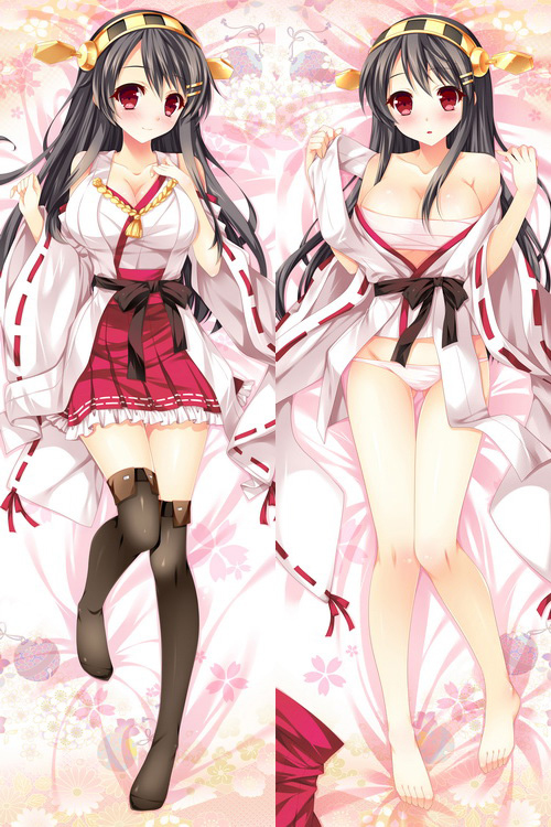 Kantai Collection Haruna Anime Dakimakura Japanese Pillow Cover
