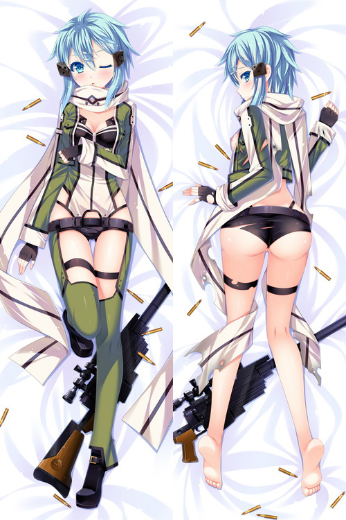 Sword Art Online II Sinon Anime Dakimakura Japanese Pillow Cover