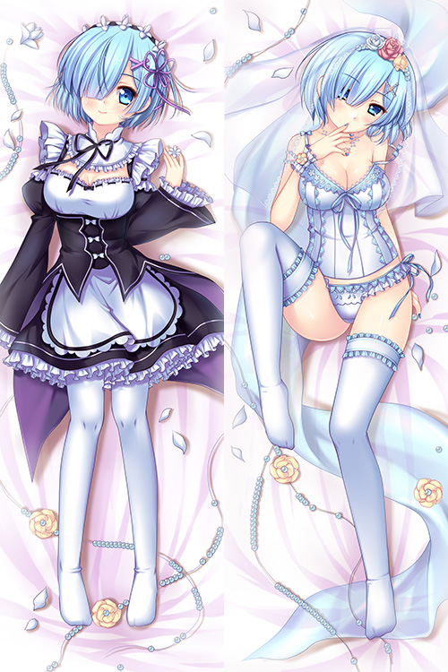 Re:Zero Rem Anime Dakimakura Japanese Pillow Cover