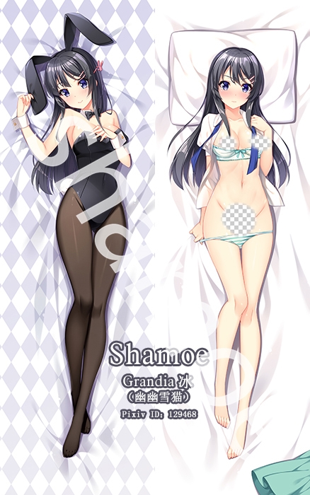 Rascal Does Not Dream of Bunny Girl Senpai Anime Dakimakura Pillow Cover