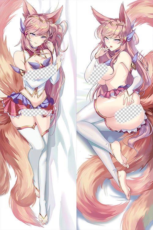 League of Legends Ahri the Nine-Tailed Fox Anime Dakimakura Pillow Cover