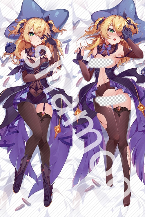 Genshin Impact Fischl Anime Dakimakura Pillow Cover