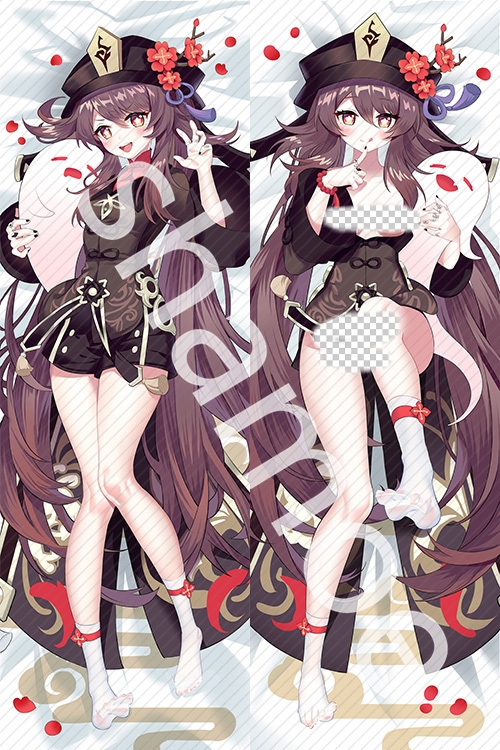Genshin Impact Hutao Anime Dakimakura Pillow Cover