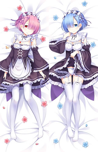 Re:Zero Rem Ram Anime Dakimakura Pillow Cover66051