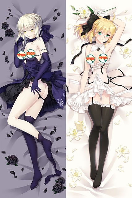 Fate Stay Night Saber Anime Dakimakura Pillow Cover16311-2