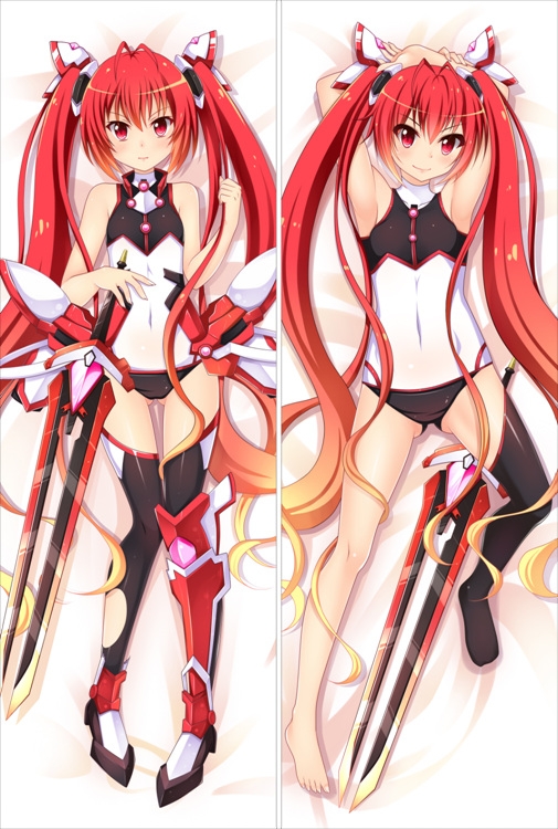 Gonna be the Twin-Tail!! Souji Mitsuka Ore Twintail ni Narimasu Anime Dakimakura Japanese Hugging Body Pillow Cover