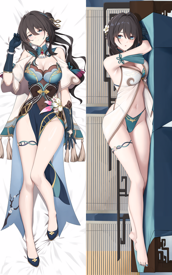 Honkai Star Rail Ruan Mei Anime Dakimakura Body Pillow Cover