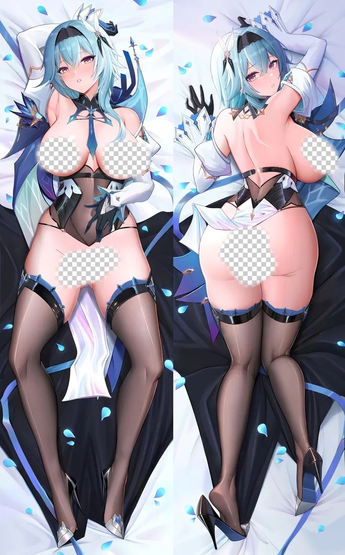 Genshin Impact Eula Anime Dakimakura Body Pillow Cover