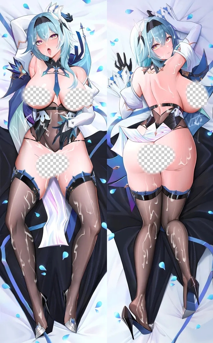 Genshin Impact Eula Anime Dakimakura Body Pillow Cover