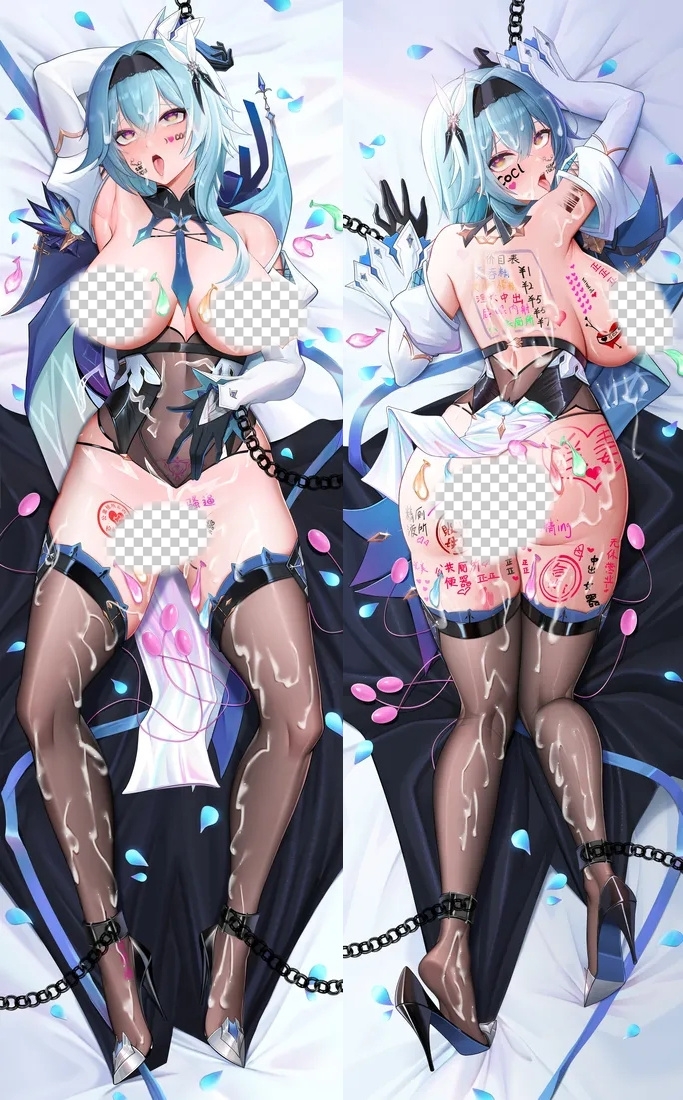 Genshin Impact Eula Anime Dakimakura Body Pillow Cover