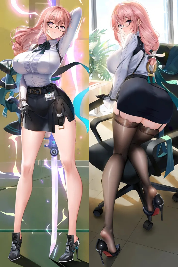 Zenless Zone Zero Tsukishiro Yanagi Anime Dakimakura Body Pillow Cover