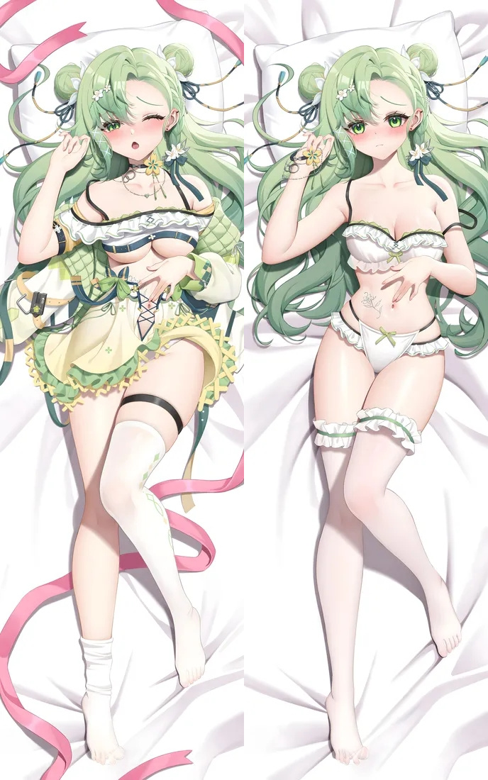 Virtual YouTuber Tussisi Anime Dakimakura Body Pillow Cover