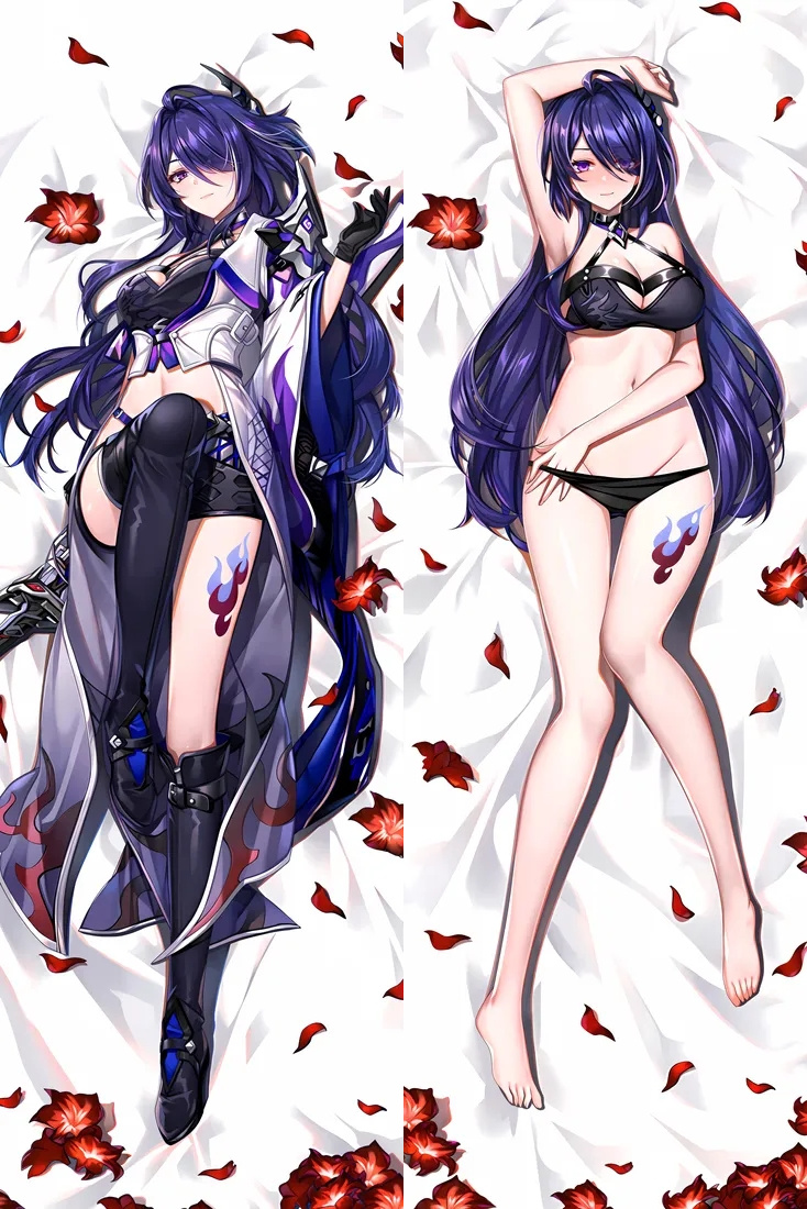 Honkai Star Rail Acheron Anime Dakimakura Body Pillow Cover