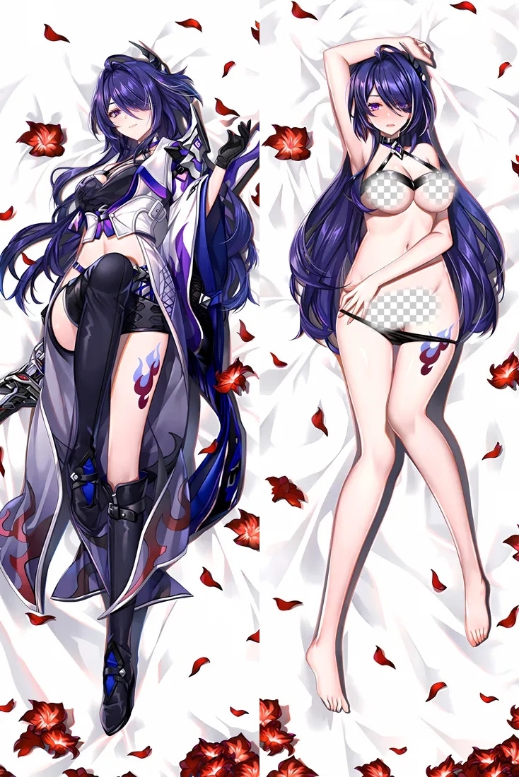 Honkai Star Rail Acheron Anime Dakimakura Body Pillow Cover