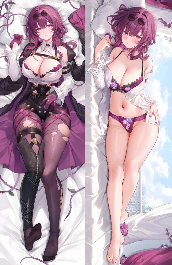 Honkai Star Rail Kafka Anime Dakimakura Body Pillow Cover