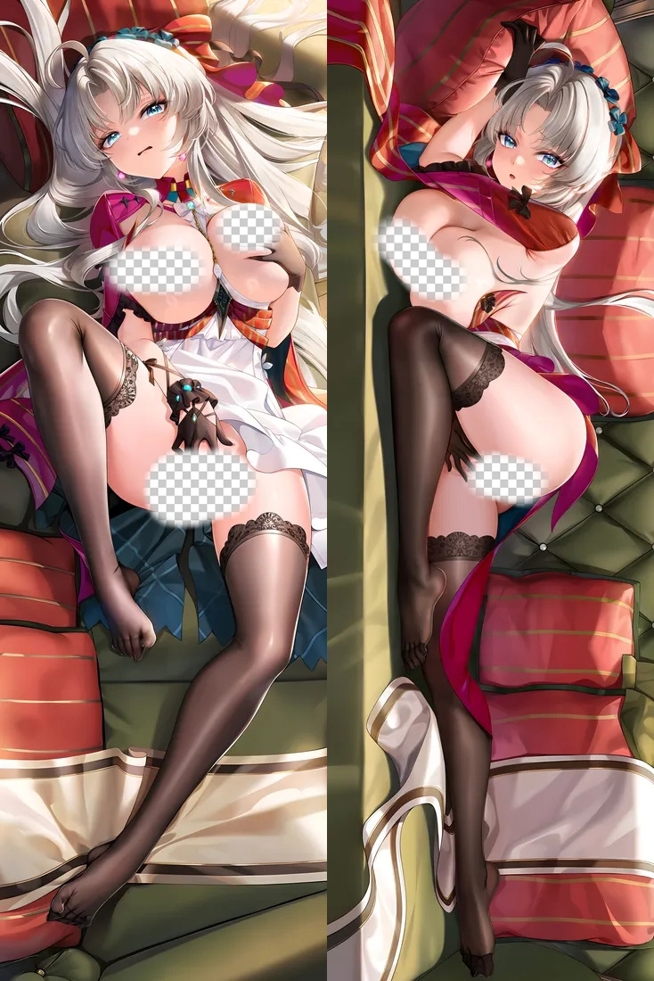 Wuthering Waves Carlotta Black Stockings Anime Dakimakura Body Pillow Cover