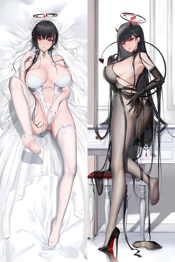 Blue Archive Tsukatsuki Rio Anime Dakimakura Body Pillow Cover