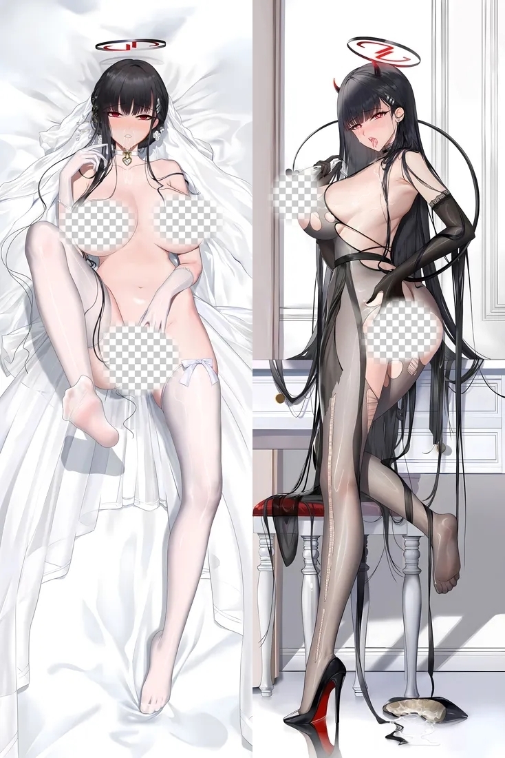 Blue Archive Tsukatsuki Rio Anime Dakimakura Body Pillow Cover