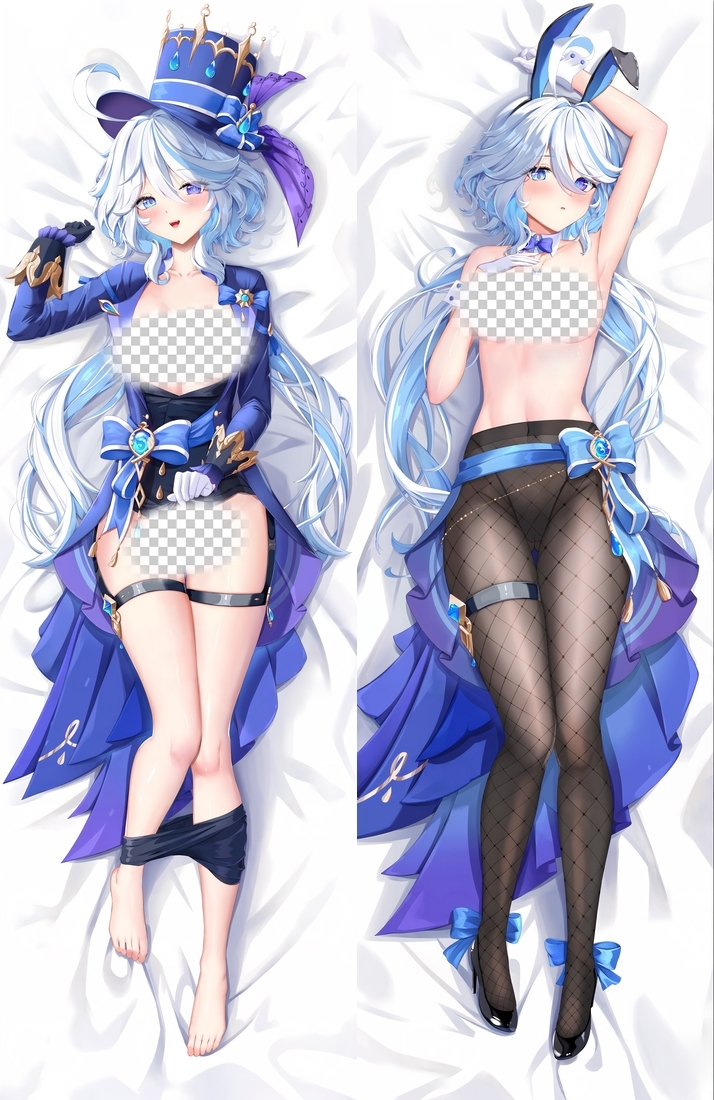 Genshin Impact Furina Anime Dakimakura Body Pillow Cover