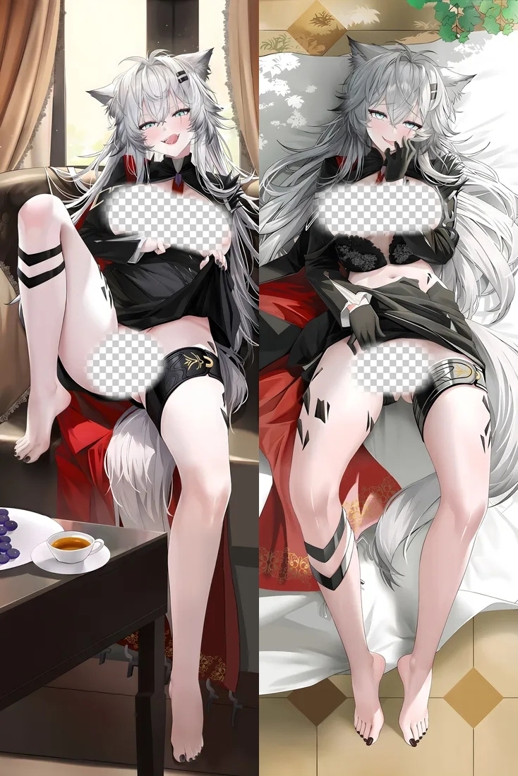 Arknights Lappland Anime Dakimakura Body Pillow Cover