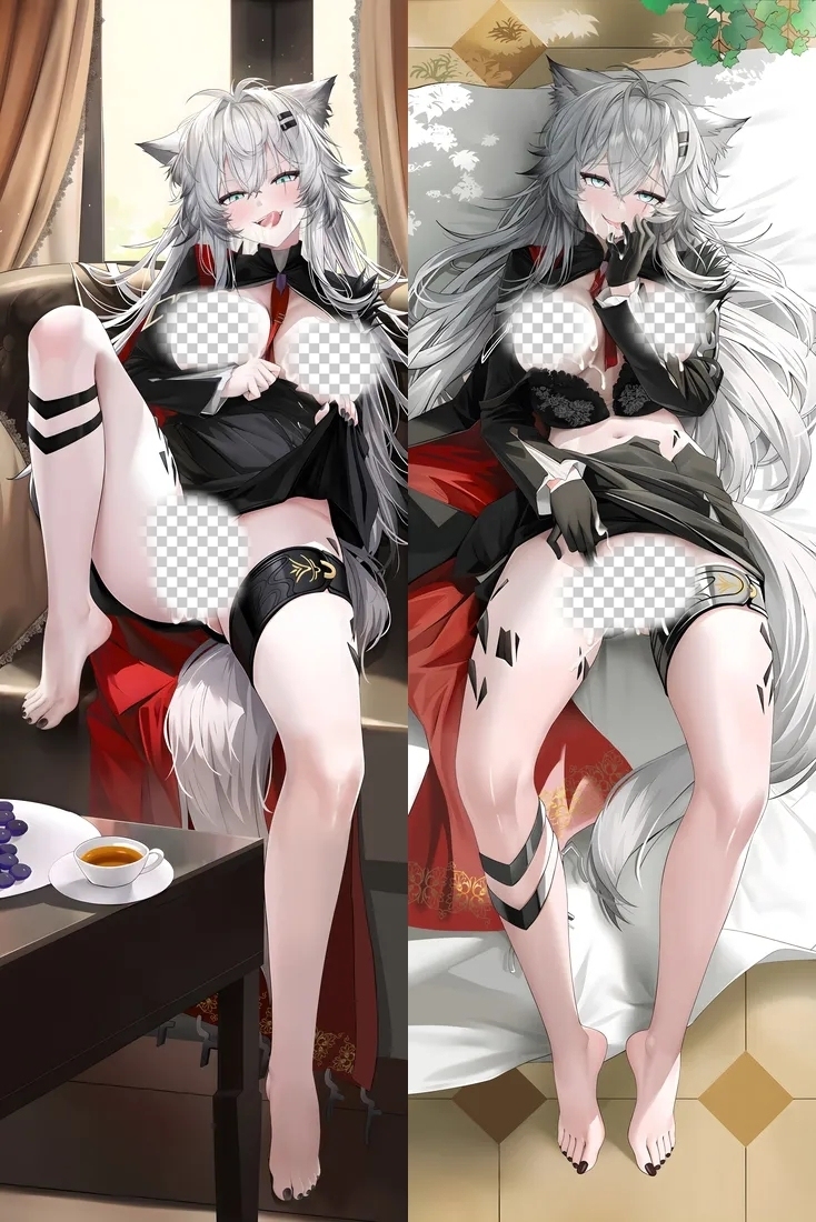 Arknights Lappland Anime Dakimakura Body Pillow Cover