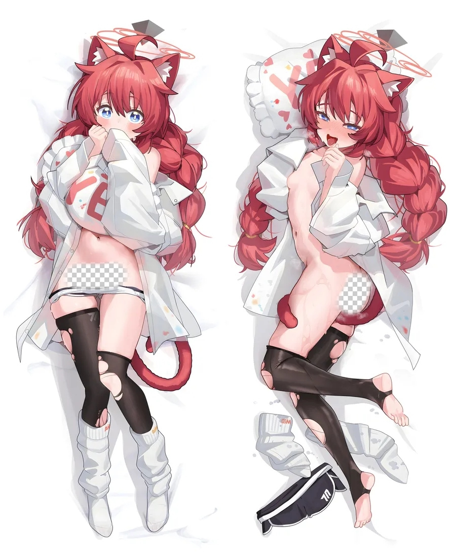 Blue Archive Konuri Maki Anime Dakimakura Body Pillow Cover