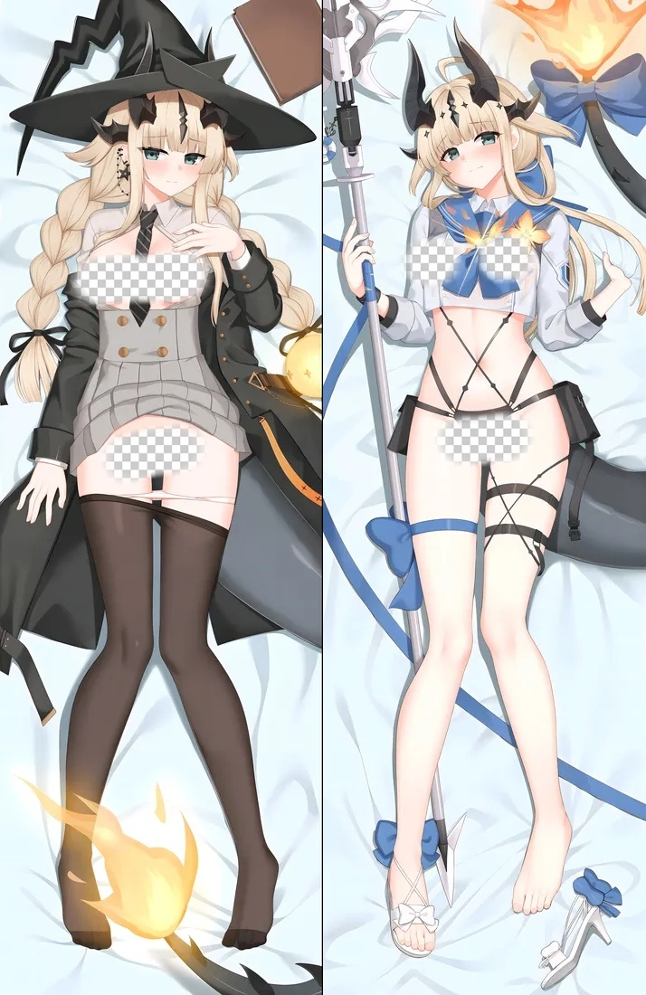 Arknights Reed Anime Dakimakura Body Pillow Cover