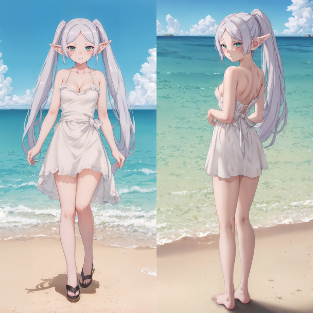 Frieren: Beyond Journey's End Frieren Anime Dakimakura Body Pillow Cover