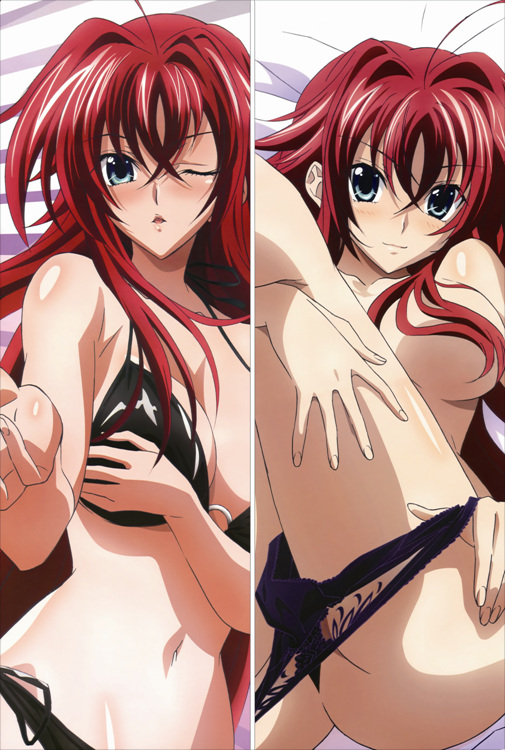 High School DxD Rias Gremory Anime Dakimakura Body Pillow Cover