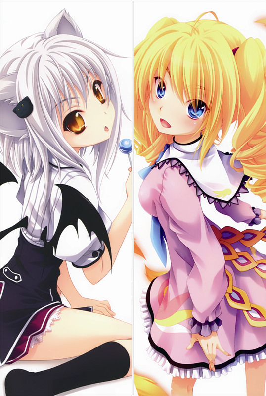 High School DxD Asia Argento + Koneko Toujou Anime Dakimakura Body Pillow Cover