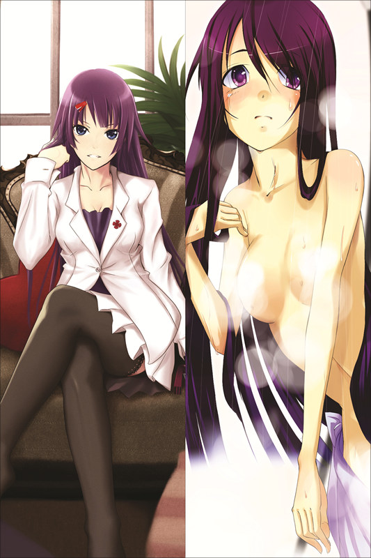 Bakemonogatari Hitagi Senjougahara Anime Dakimakura Body Pillow Cover