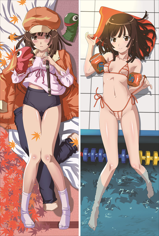 Bakemonogatari Nadeko Sengoku Anime Dakimakura Body Pillow Cover