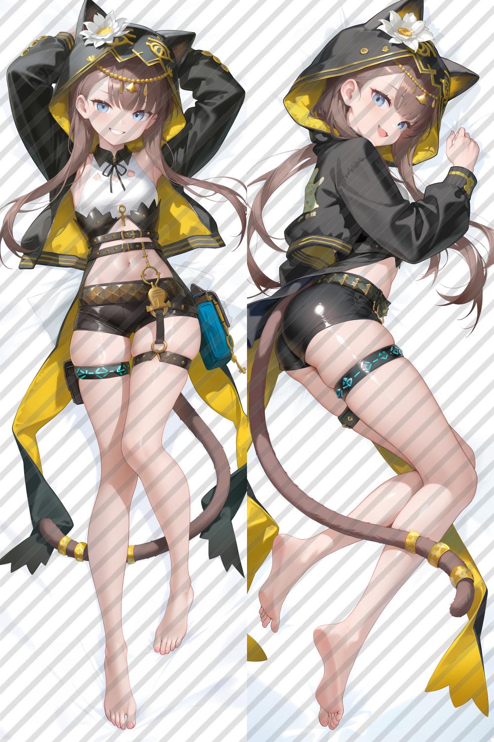 Arknights Pepe Anime Dakimakura Body Pillow Cover