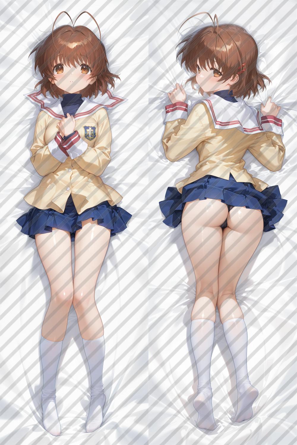 Clannad Nagisa Furukawa Anime Dakimakura Body Pillow Cover